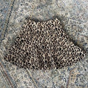 Free People | Animal Print Skirt